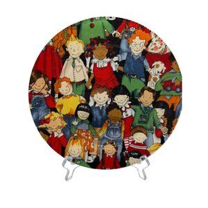 Decorative Plate With Children Illustration By Miller/Tracy Fundraiser December